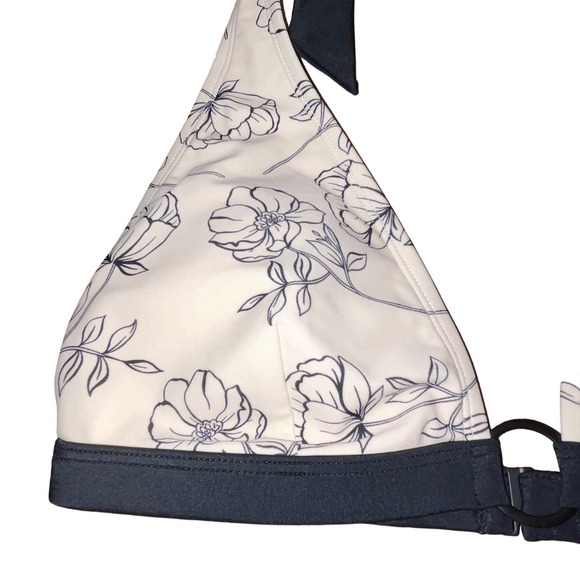 Calvin Klein Printed Halter Bikini Top Women's Swimsuit Small - Picture 2 of 7